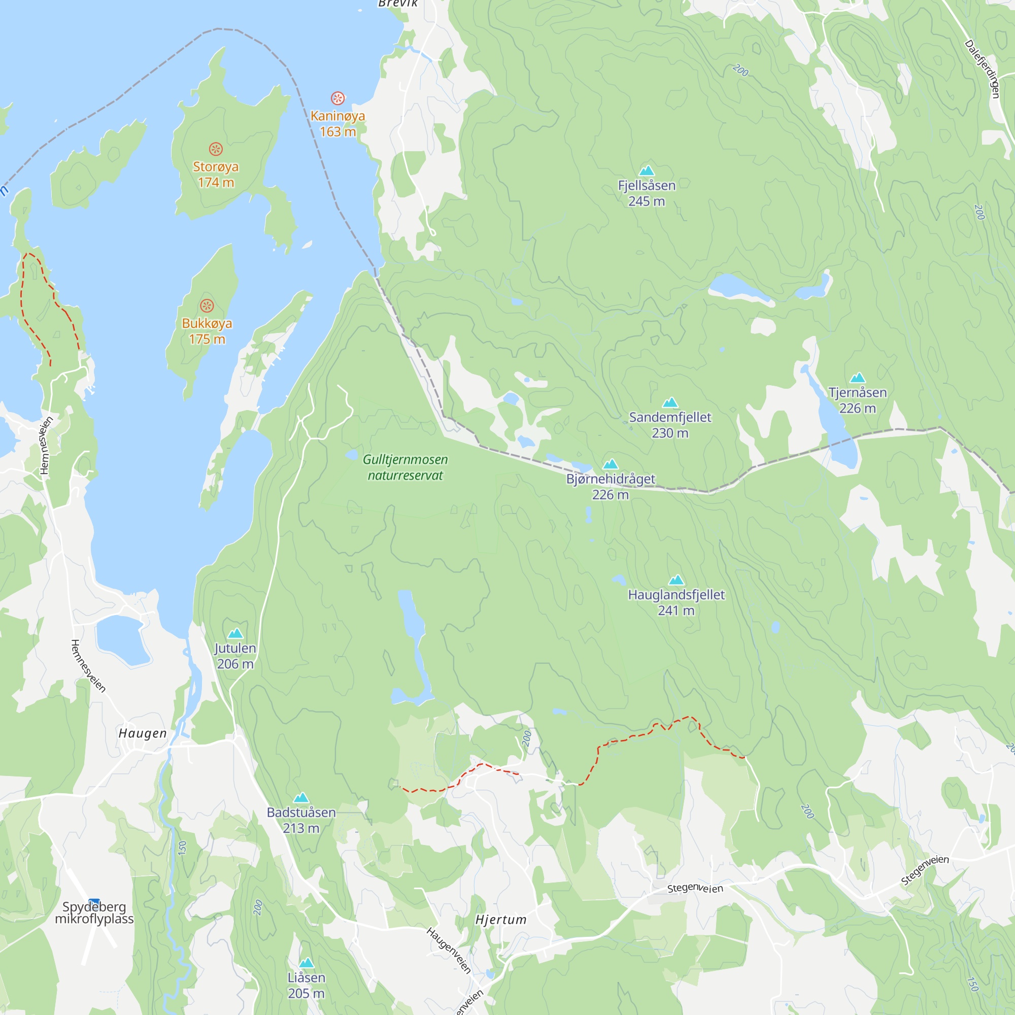 Skimtefjellhytta map