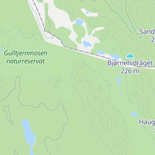 Map of Skimtefjellhytta
