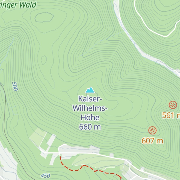 Map of Kaiser-Wilhelms-Höhe