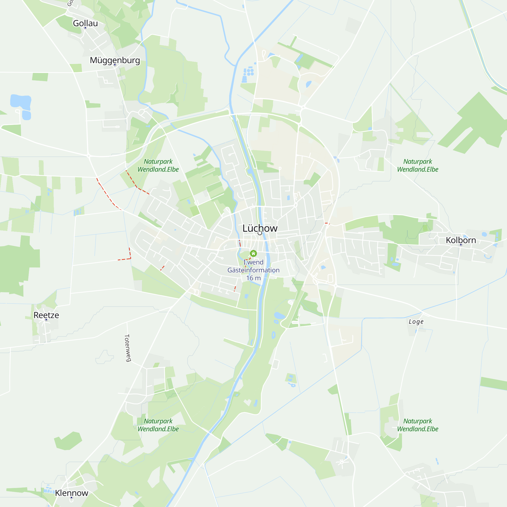 I.wend Gästeinformation map