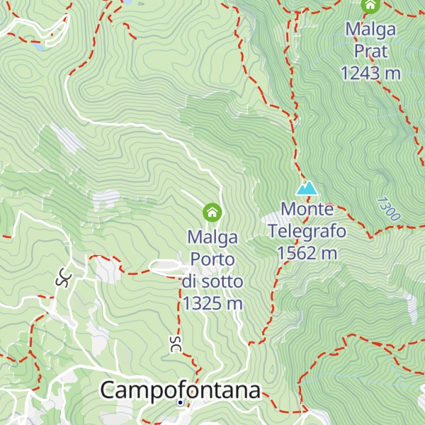 Map of Malga Porto di sotto
