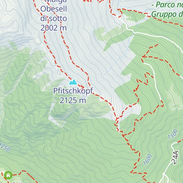 Map of Hahnenkammhütte