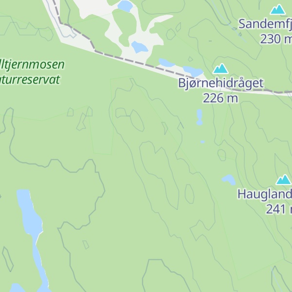 Map of Skimtefjell