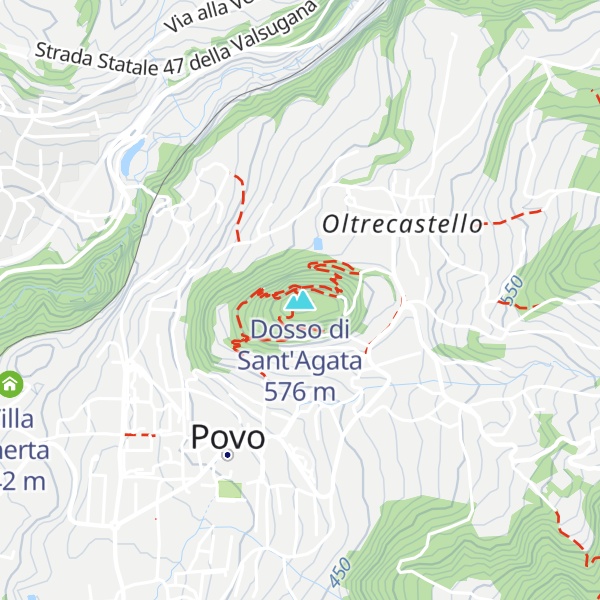 Map of Dosso di Sant'Agata