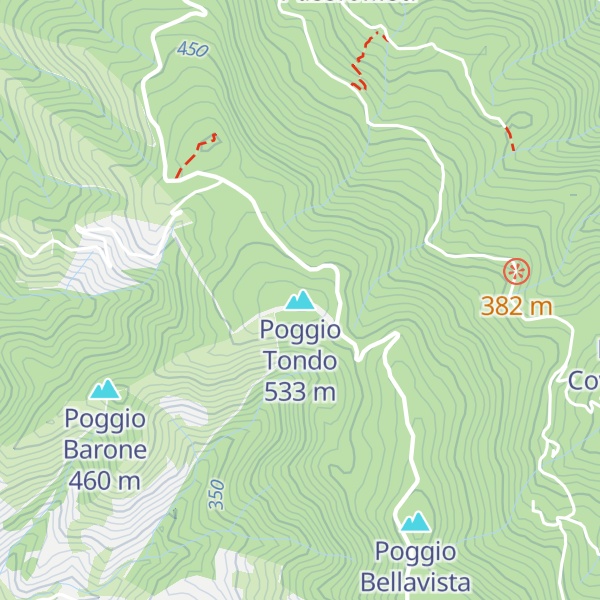 Map of Poggio Tondo