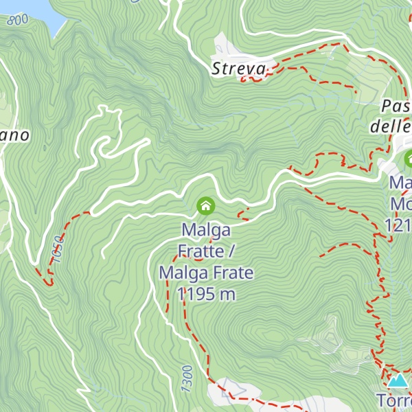 Map of Malga Fratte /Malga Frate