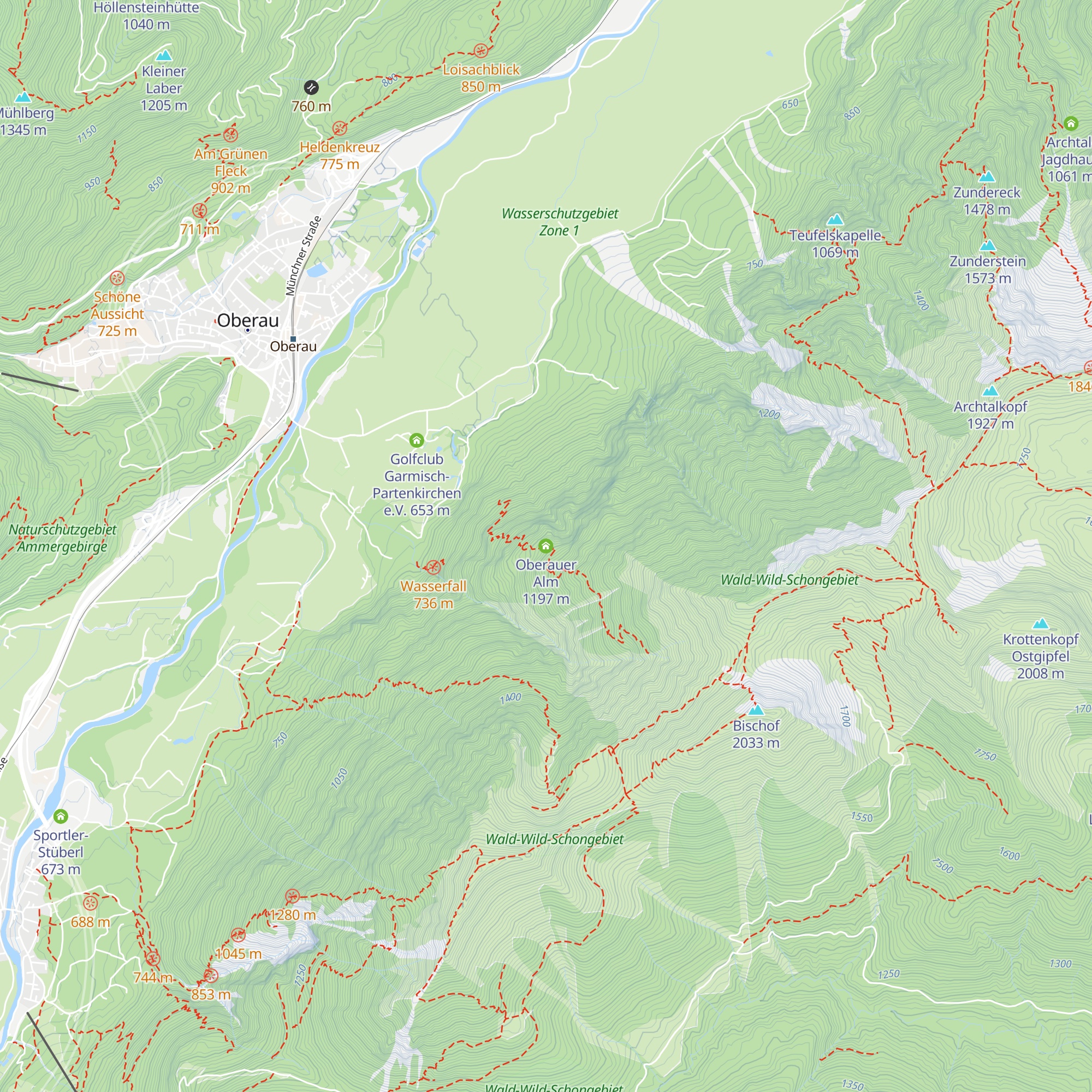 Oberauer Alm map