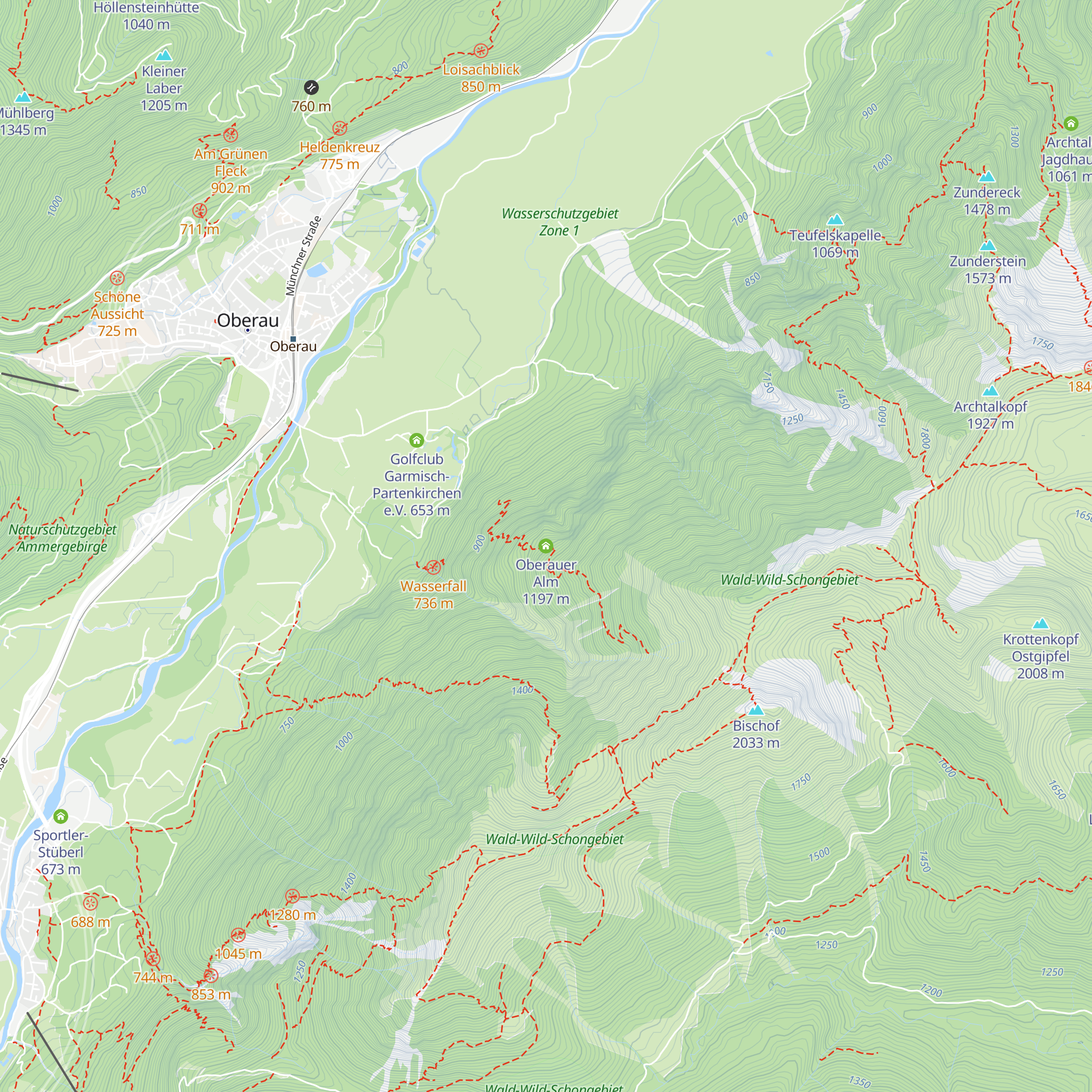 Oberauer Alm map