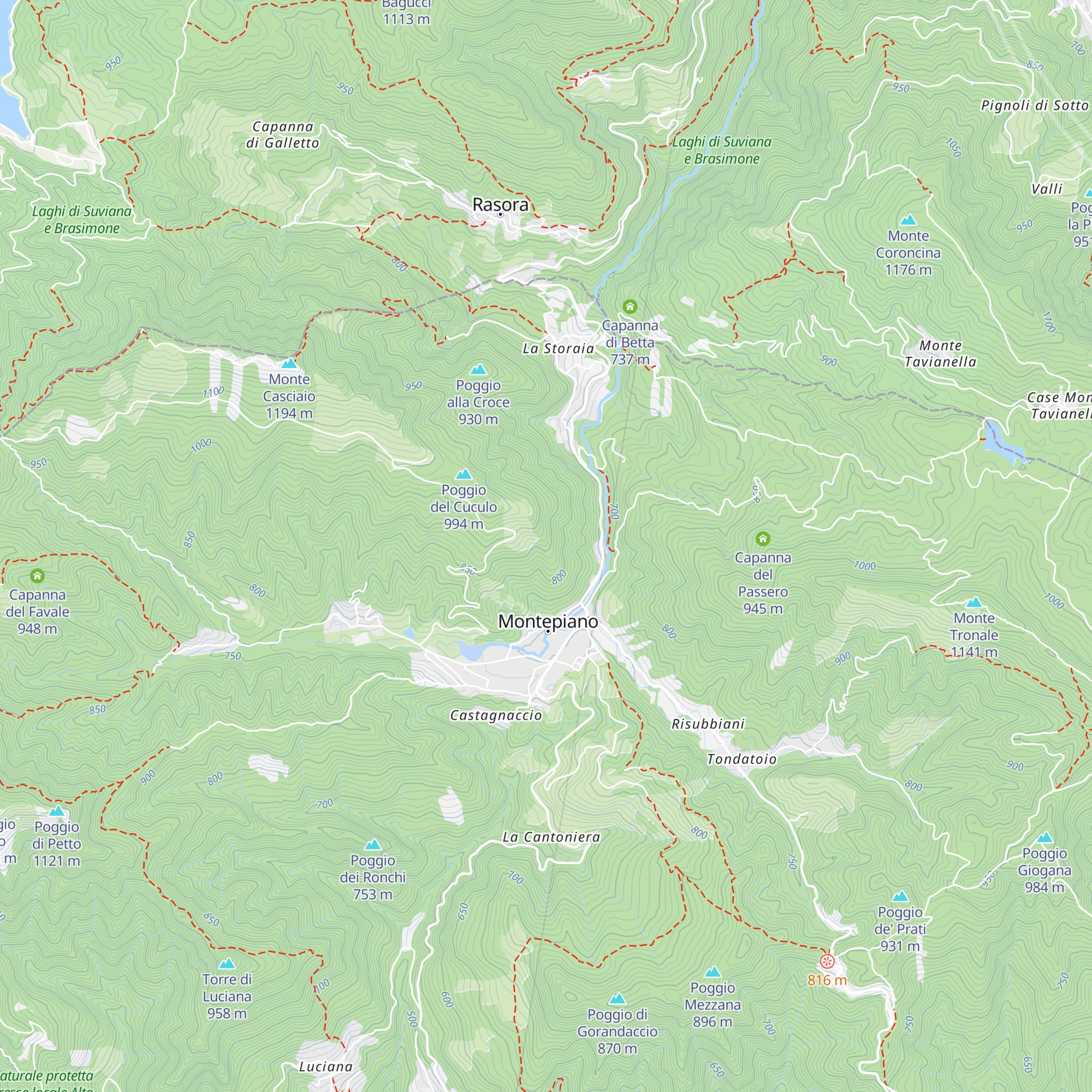 Capanna dello Scatizzi map