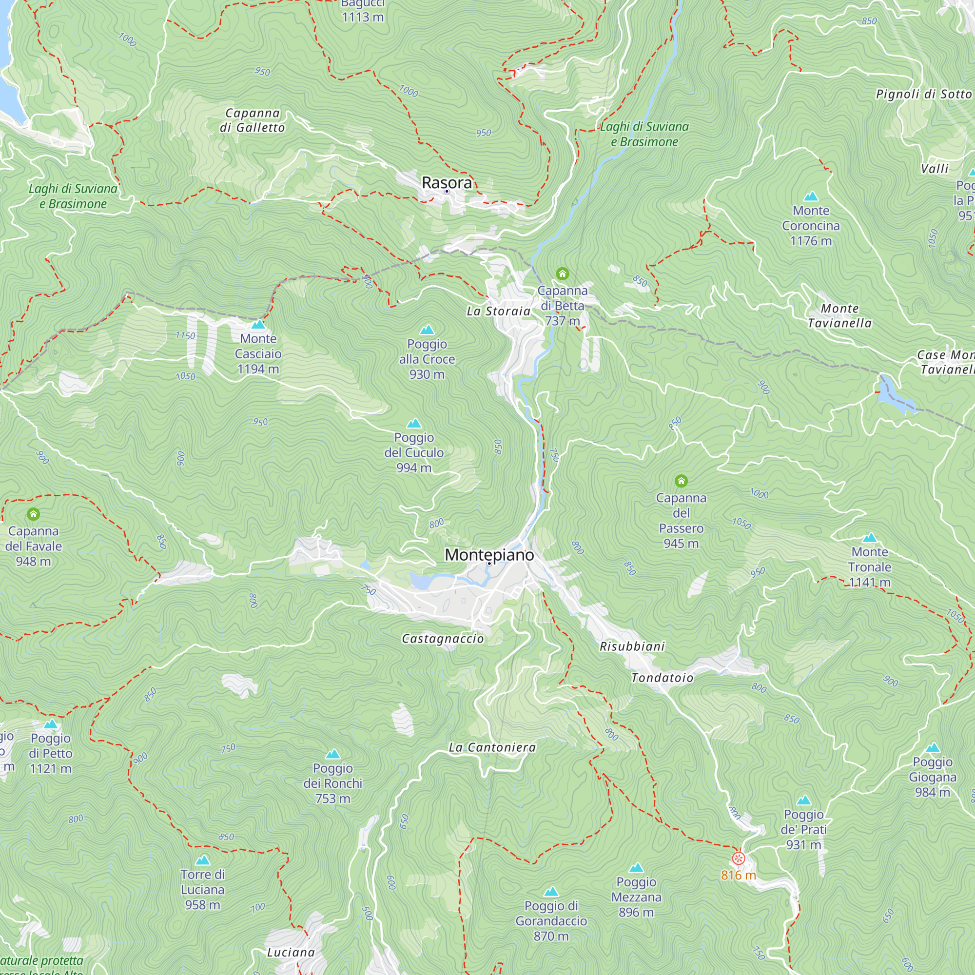Capanna dello Scatizzi map