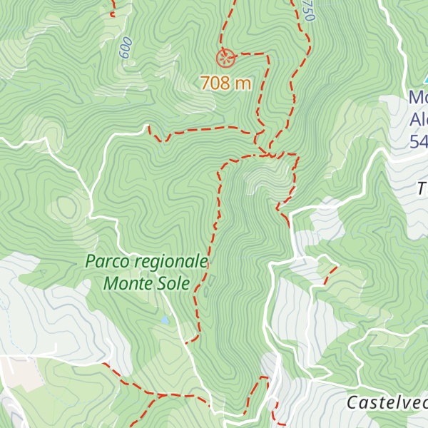Map of Monte Pezza