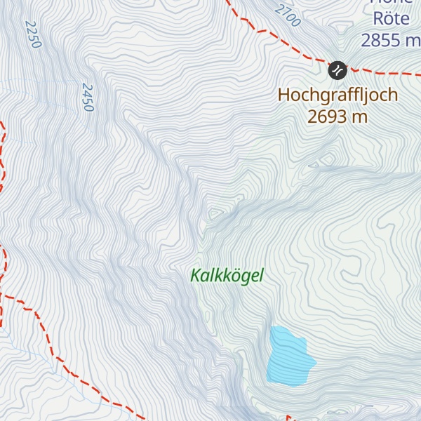 Map of Lüsener Villerspitze