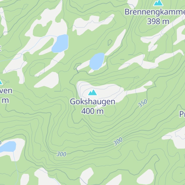 Map of Gokshaugen