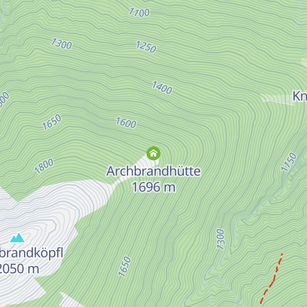 Map of Archbrandhütte