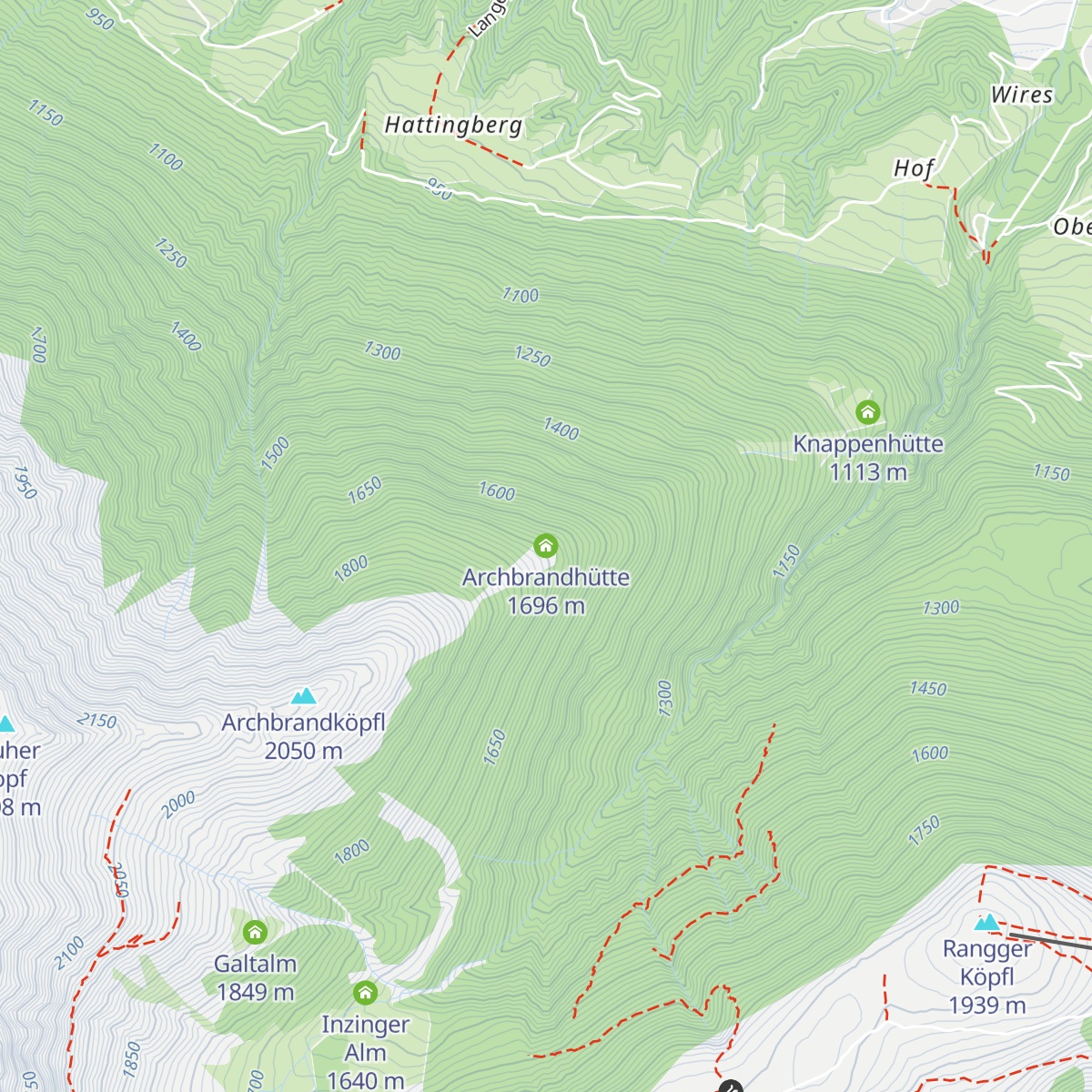 Archbrandhütte map