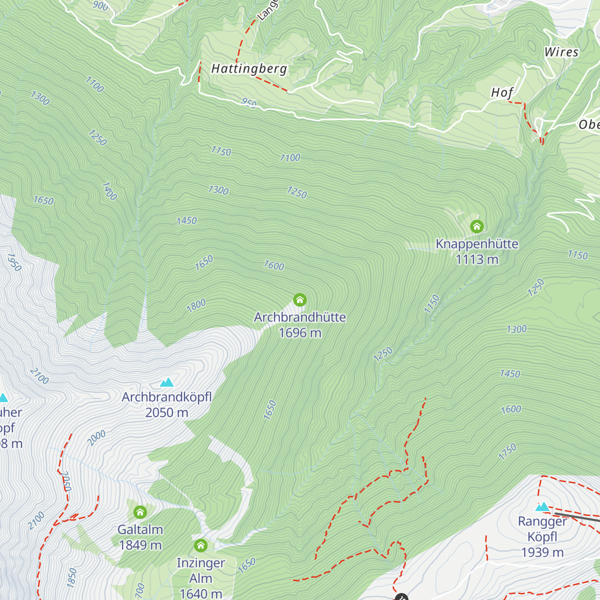 Archbrandhütte map