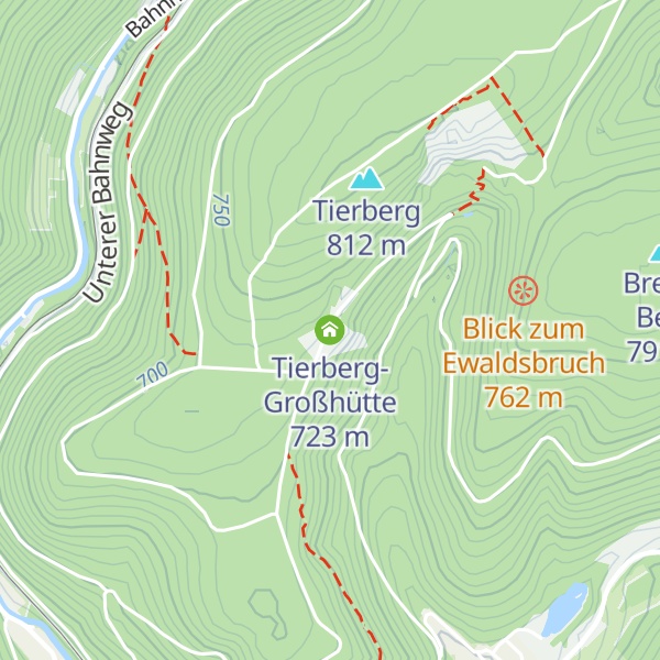 Map of Tierberg-Großhütte