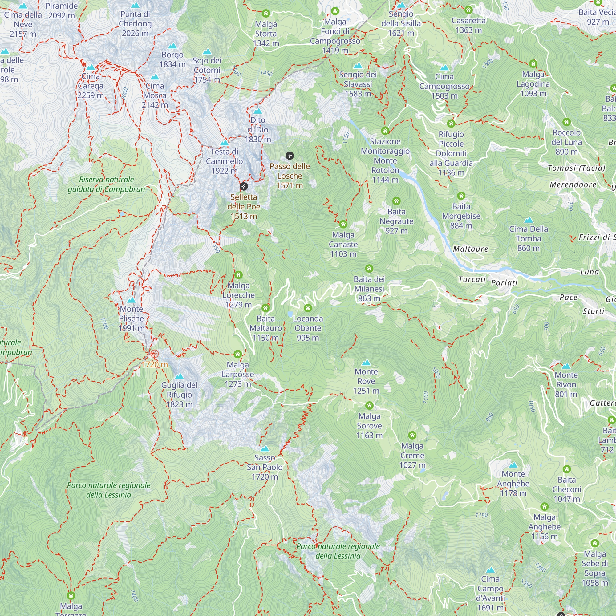 Locanda Obante map