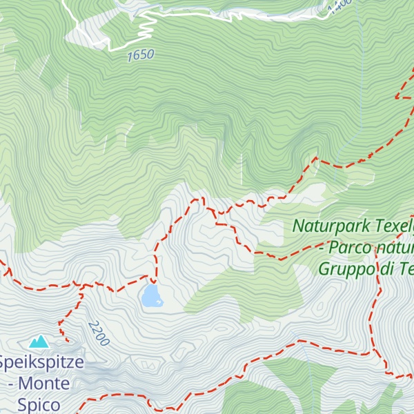 Map of Faglsalm - Malga Fagls