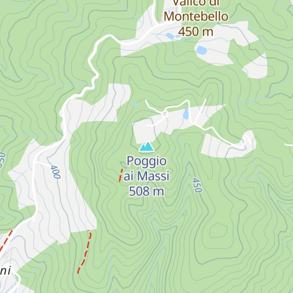 Map of Poggio ai Massi