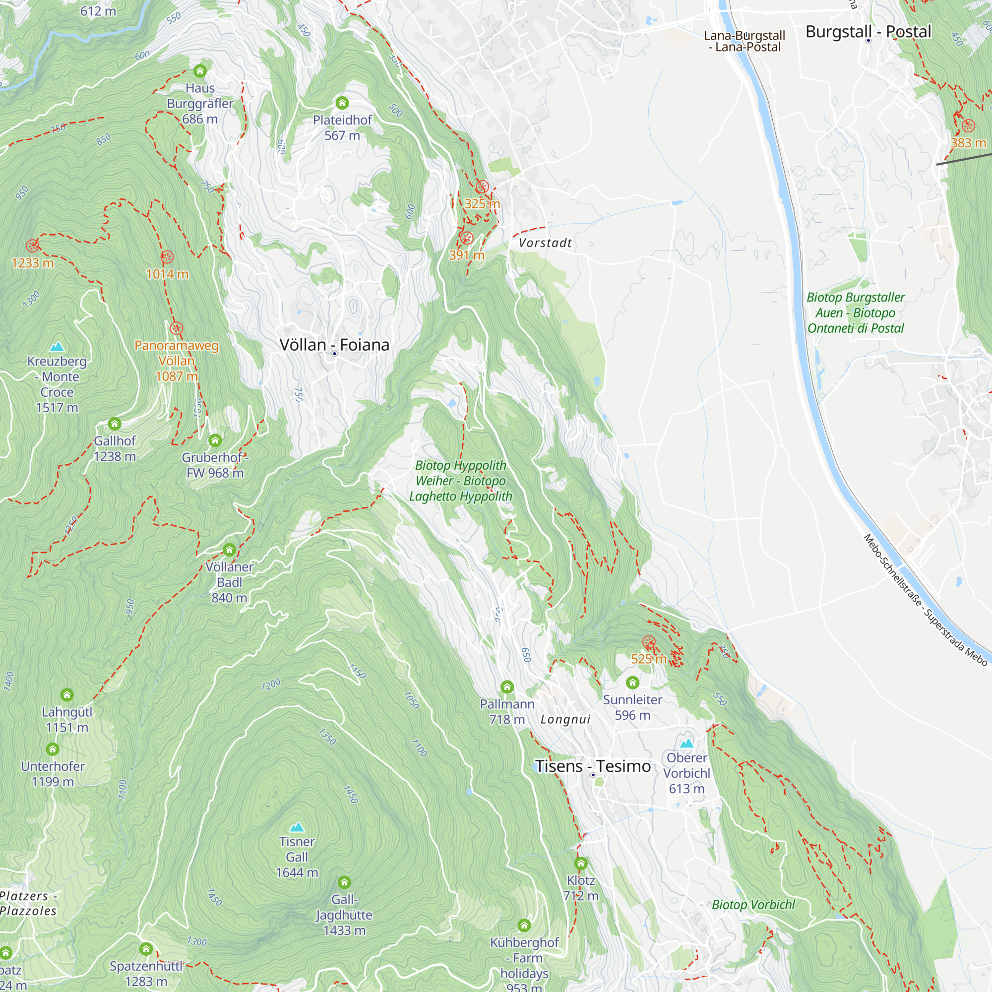 Gasthaus Hippolyt map