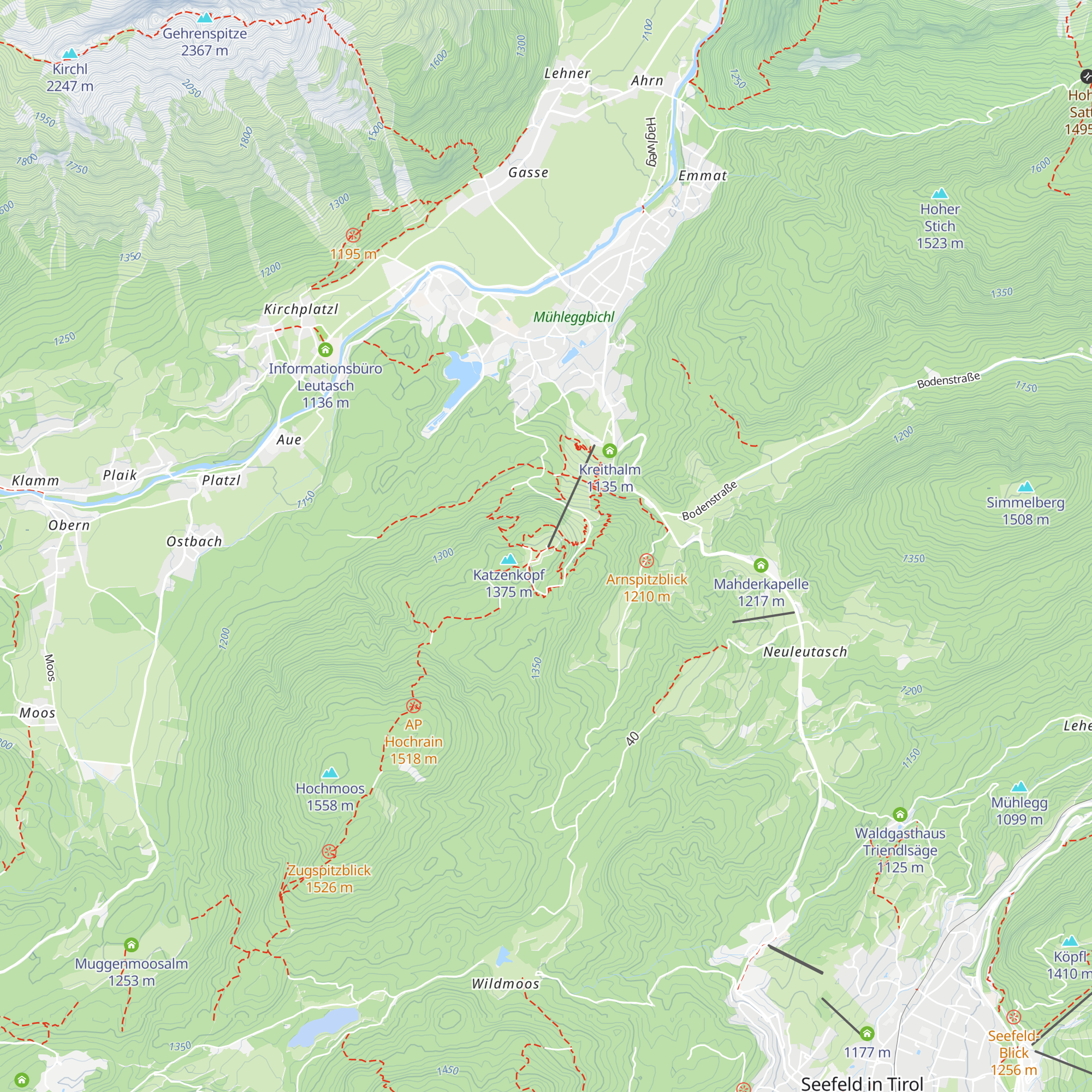 Katzenkopf-Hütte map