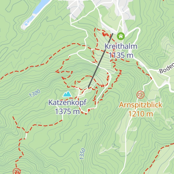 Map of Katzenkopf-Hütte