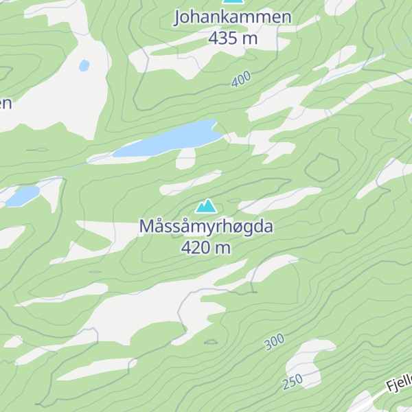 Map of Måssåmyrhøgda
