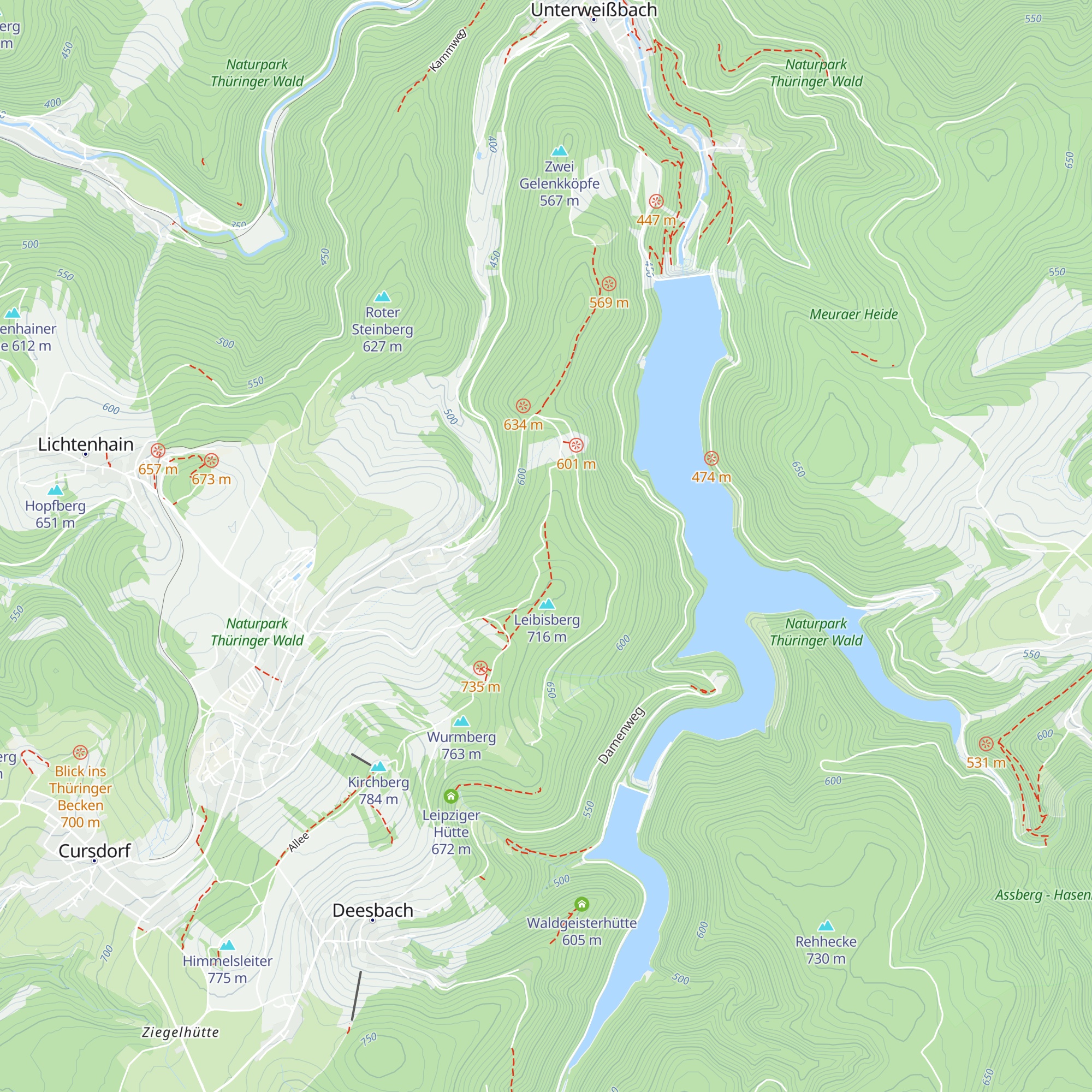 Kammhütte map
