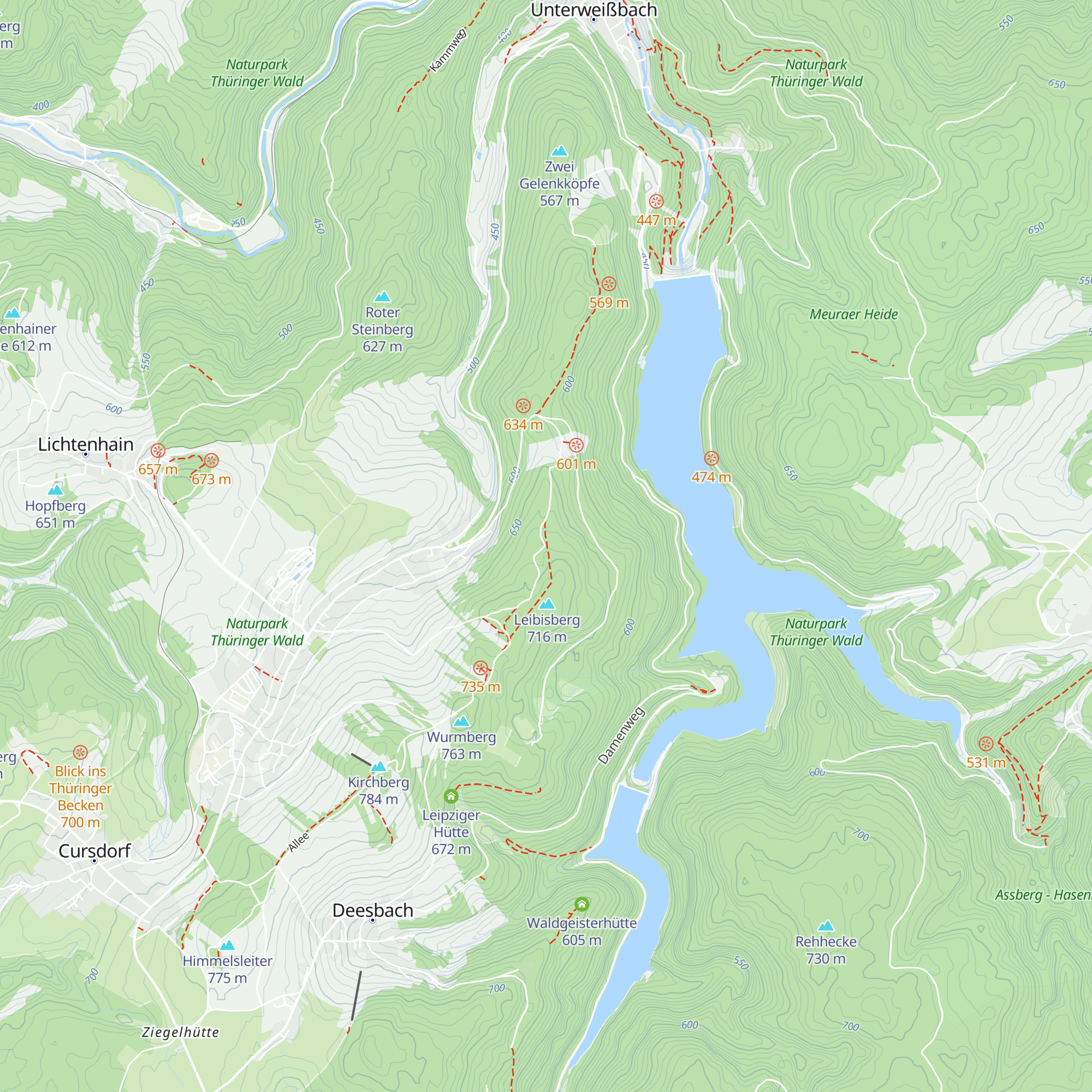 Kammhütte map