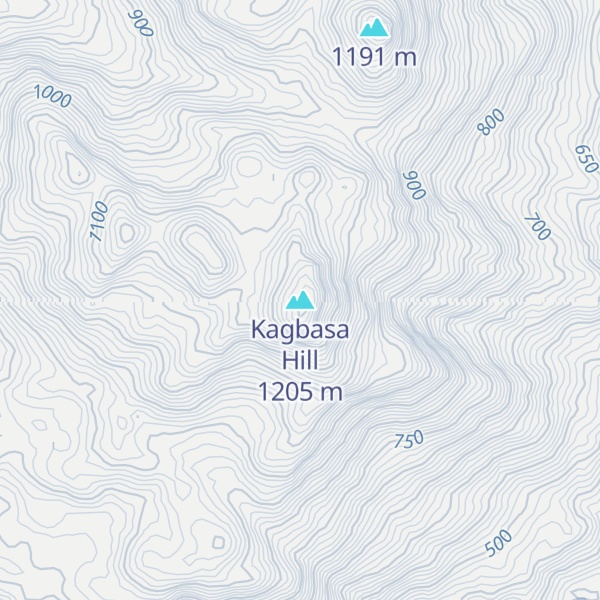 Map of Kagbasa Hill