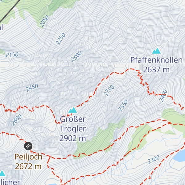 Map of Kleiner Trögler