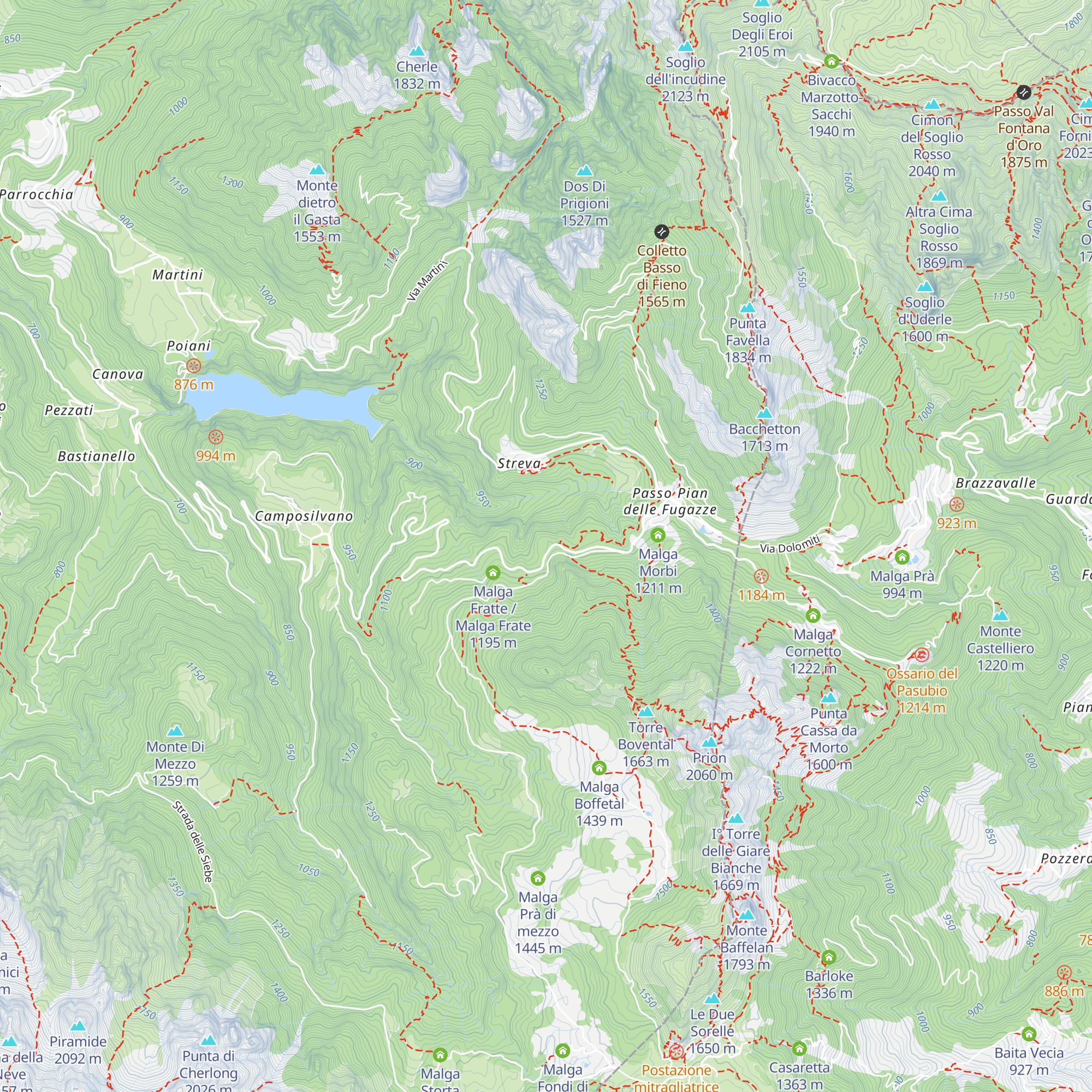 MB Ristoro "Magna & bevi" map