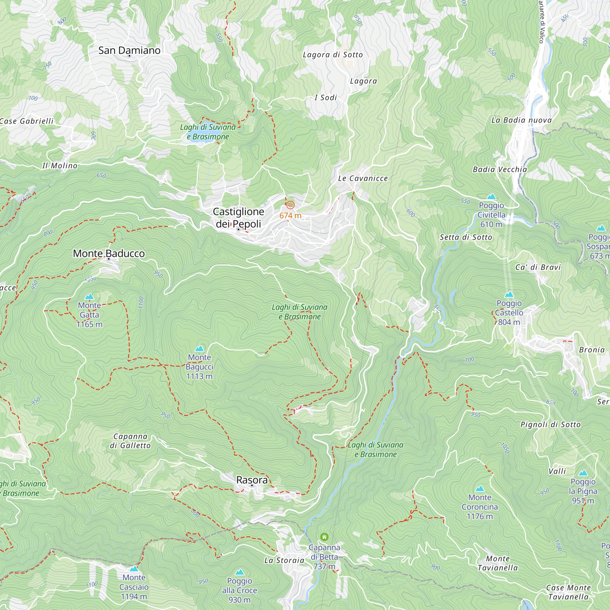 Ranuzzi Segni map