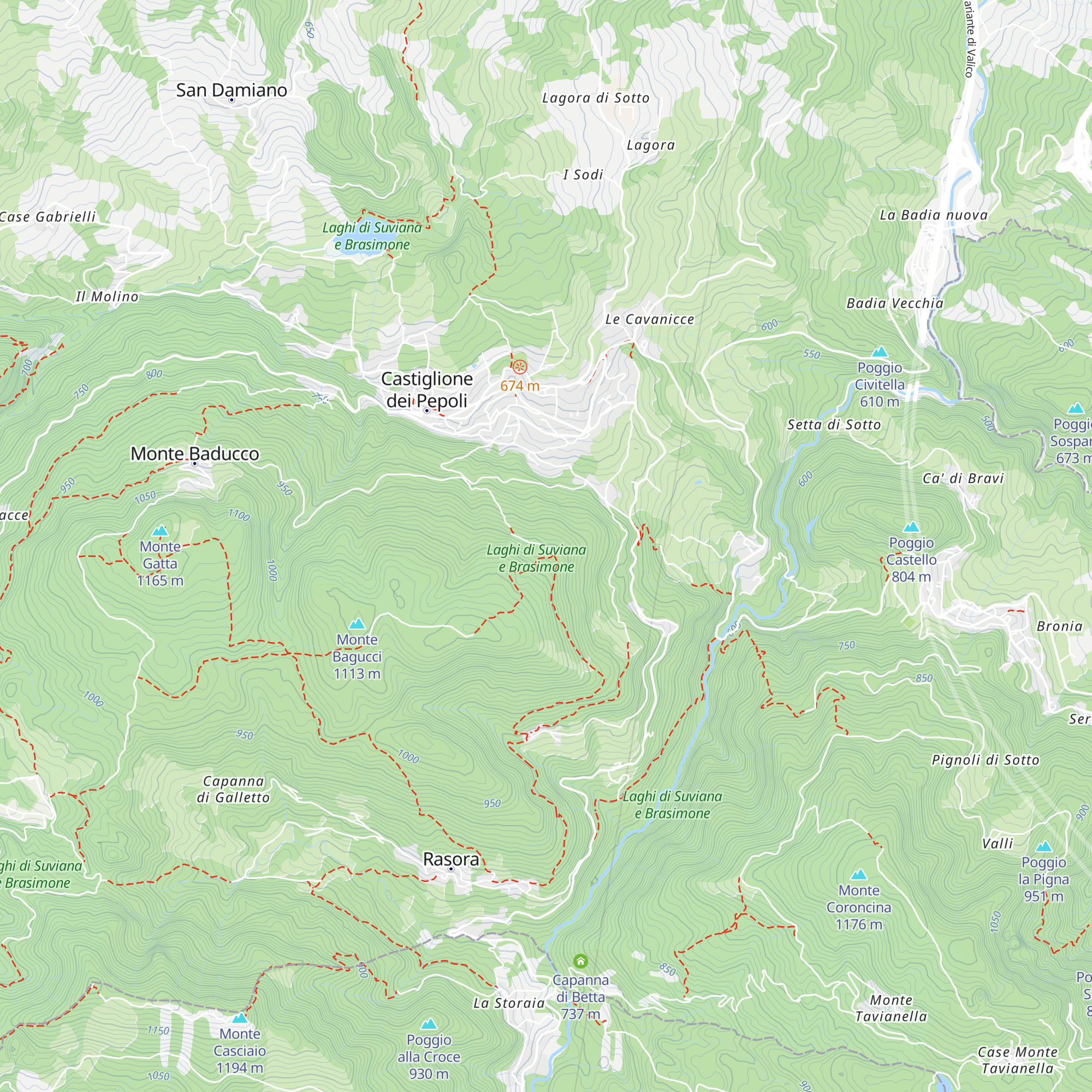 Ranuzzi Segni map