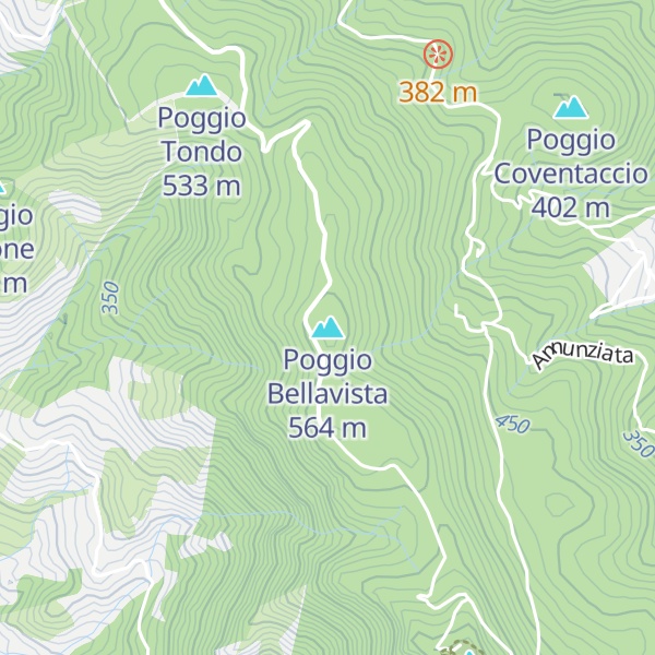 Map of Poggio Bellavista