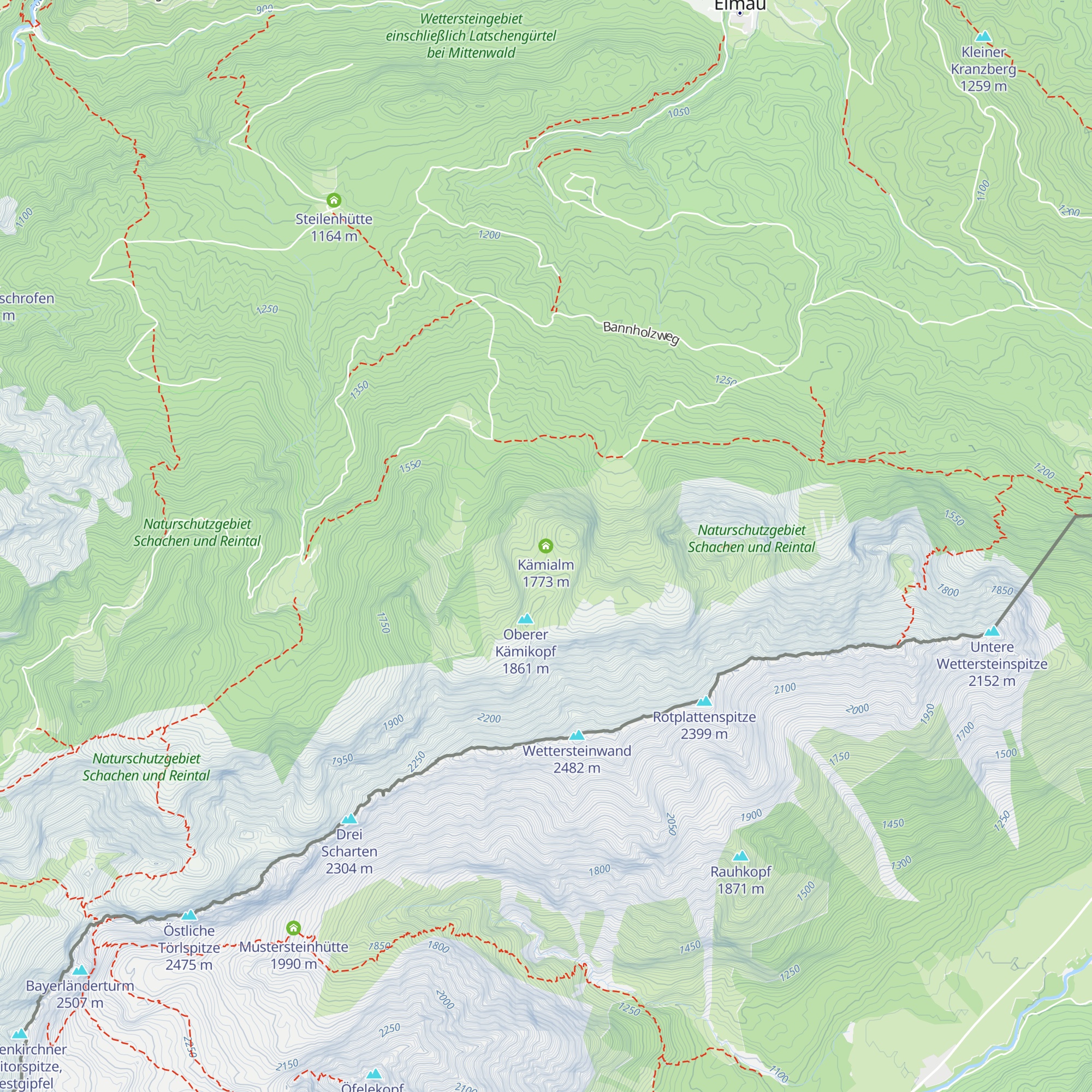Kämialm map