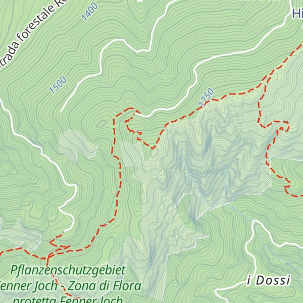 Map of Corno di Tres