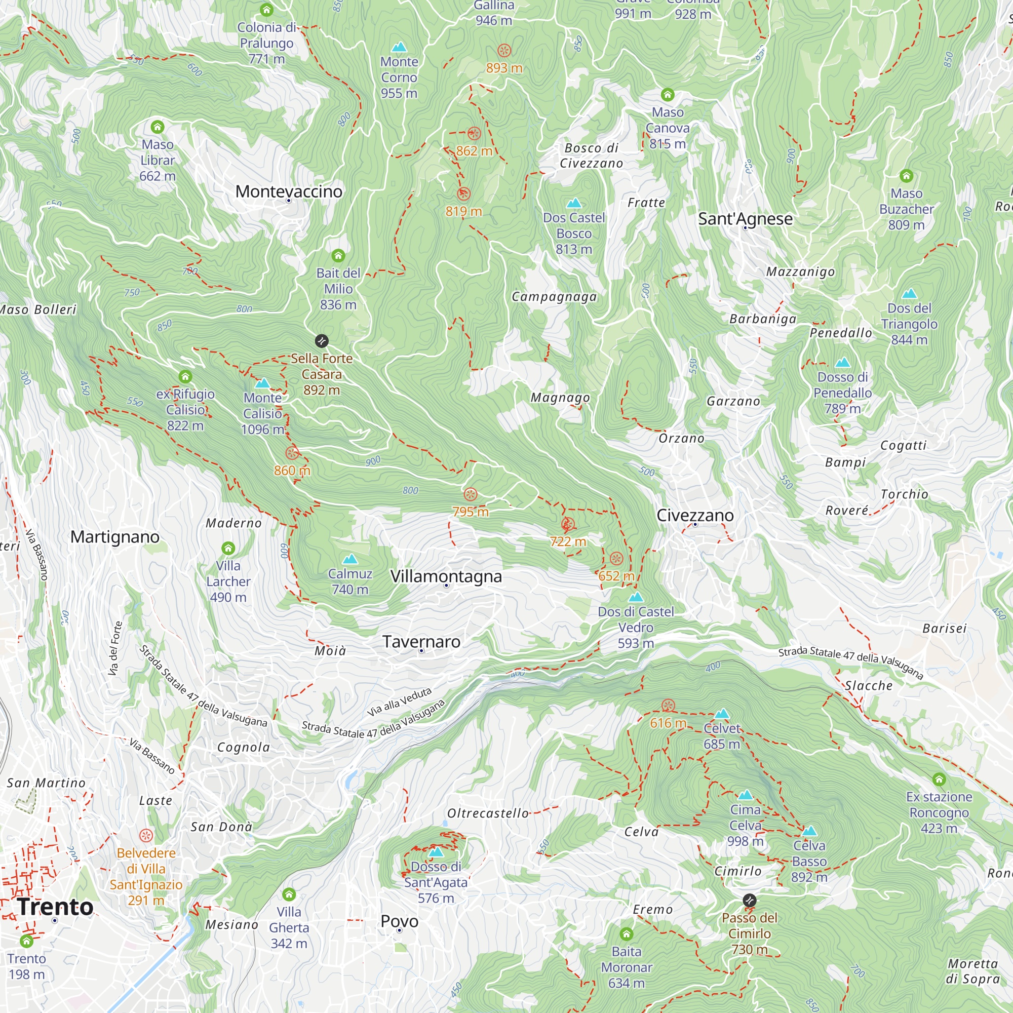 Ex Ristorante Campel map