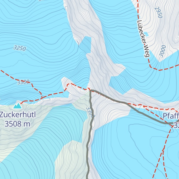 Map of Wilder Pfaff - Cima del Prete
