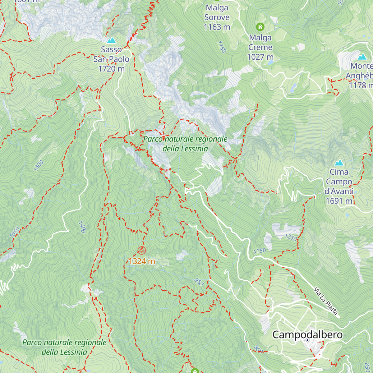 Rifugio Bepi Bertagnoli map