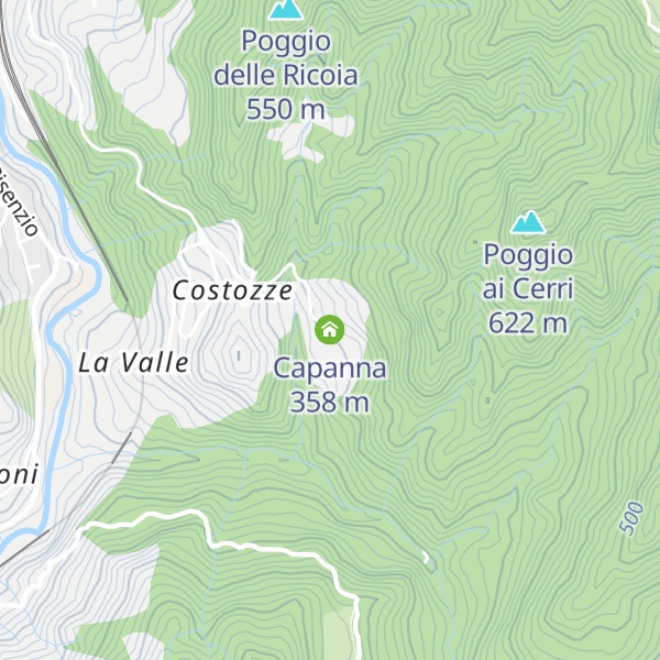 Map of Capanna