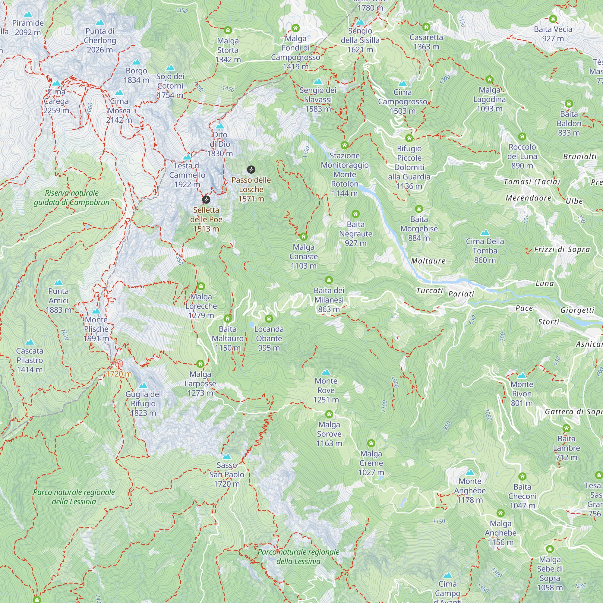 Teda Lore map
