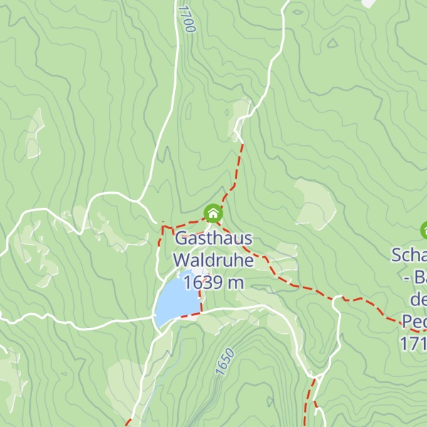 Map of Gasthaus Waldruhe