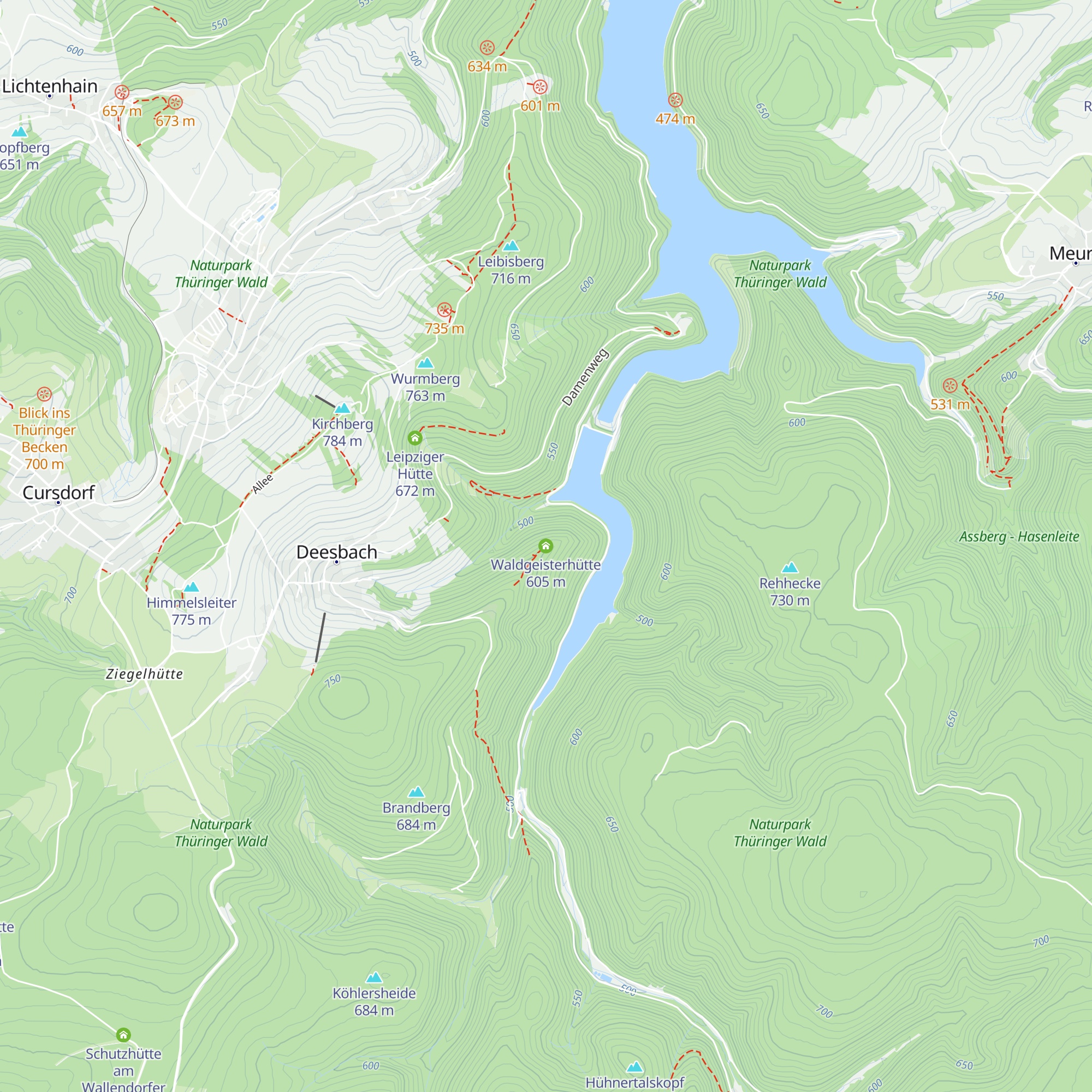 Waldgeisterhütte map