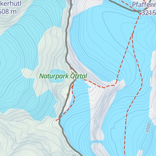 Map of Sonklarspitze - Cima di Malavalle