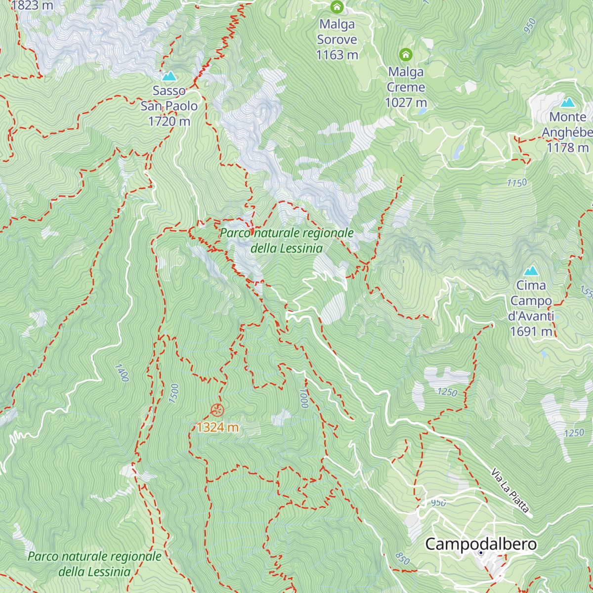 Baita Milani map