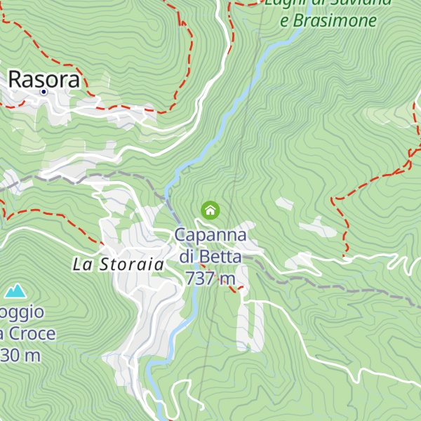 Map of Capanna di Betta
