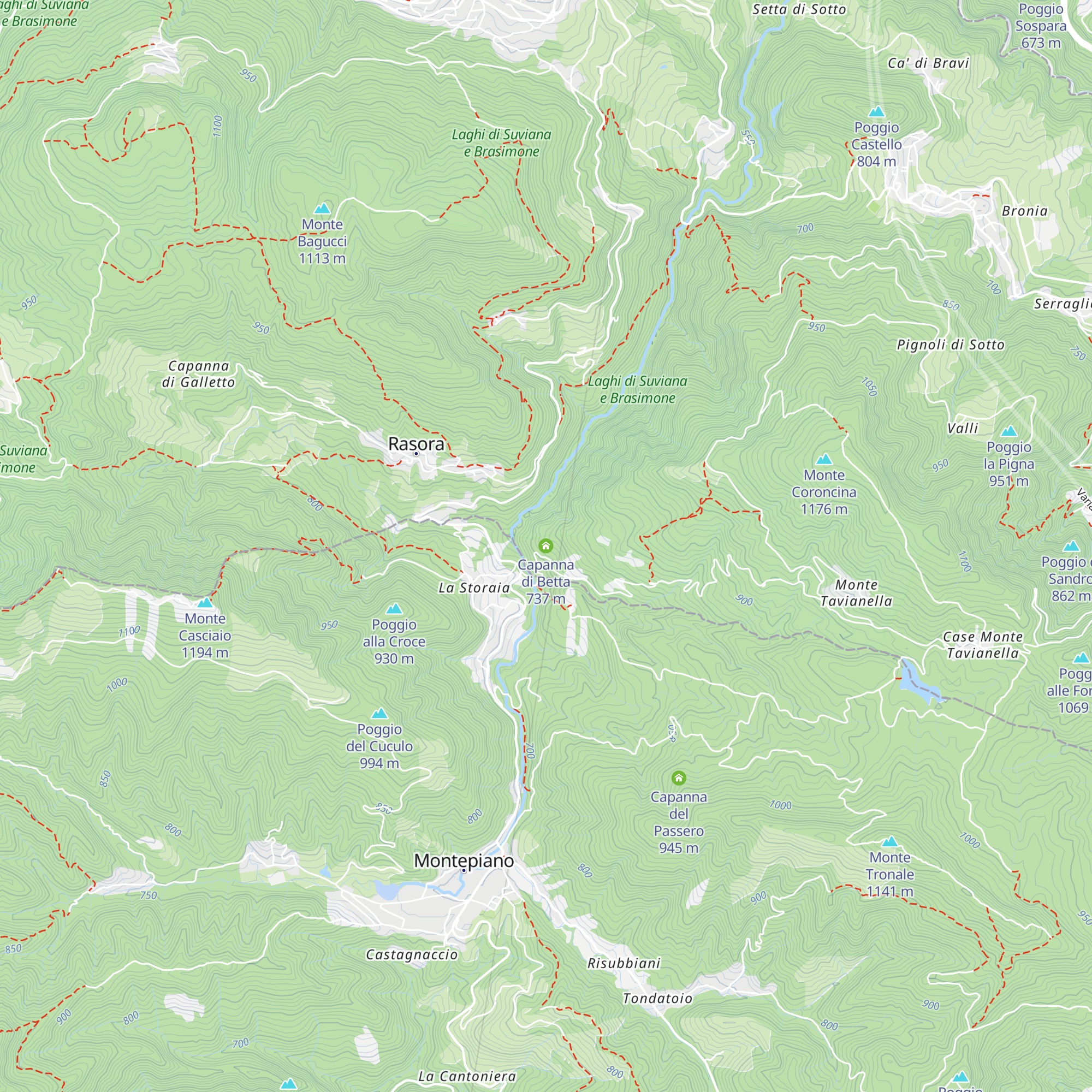 Capanna di Betta map