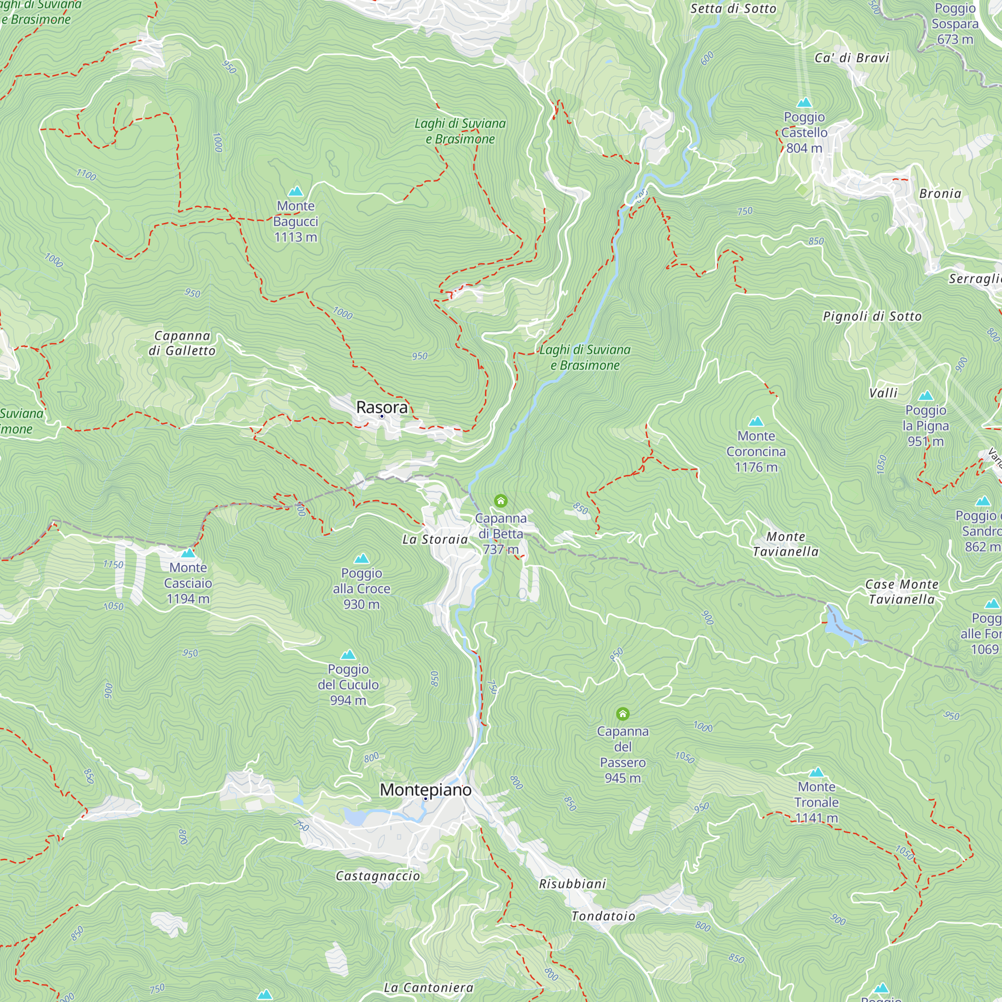 Capanna di Betta map